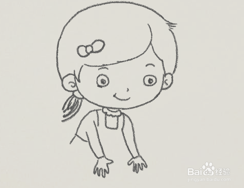 幼儿园值日生简笔画