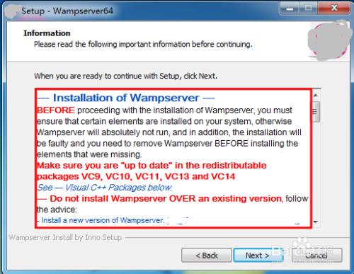 Wampserver64在win7系统中安装