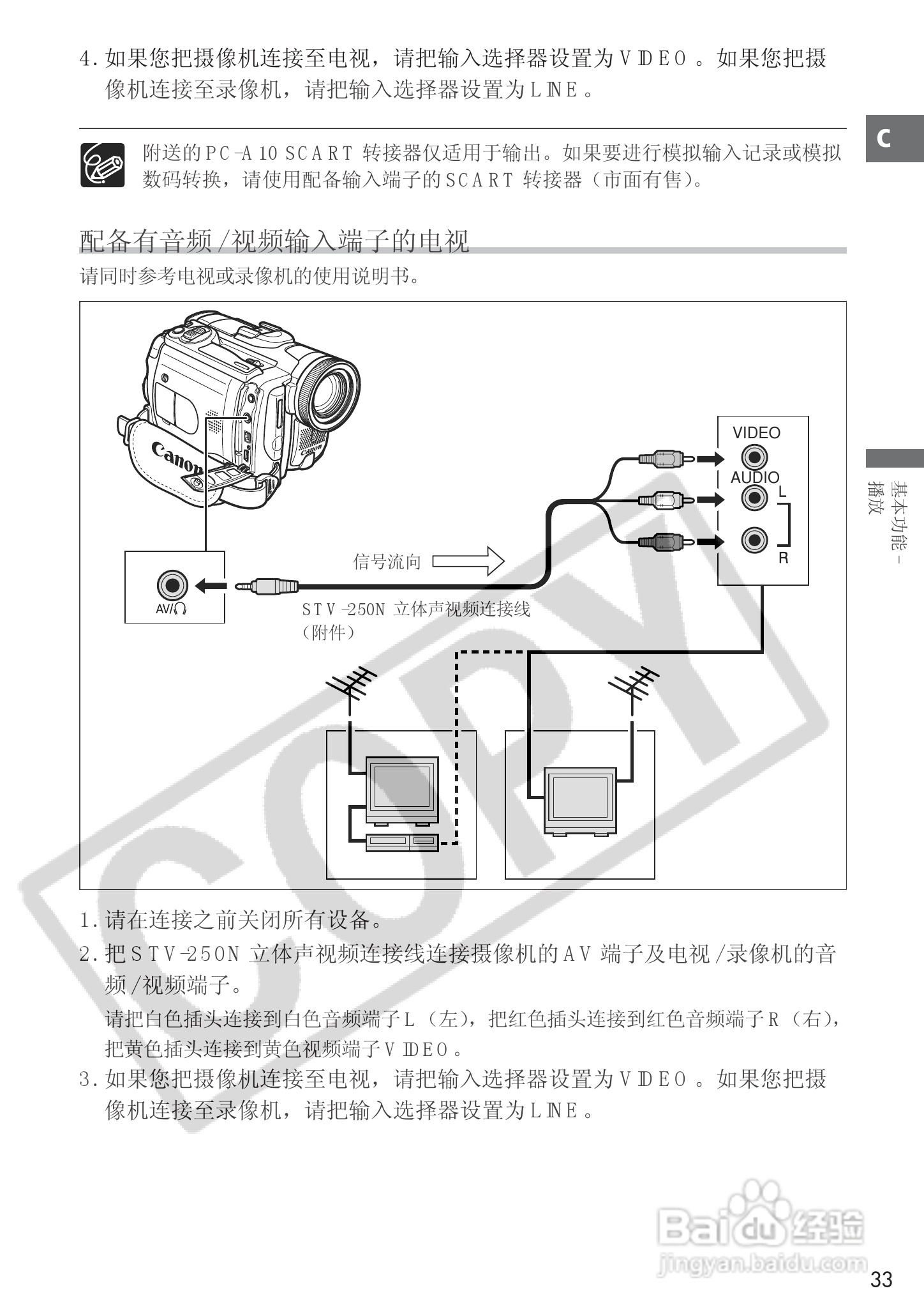 佳能MVX25i数码摄像机使用说明书:[4]