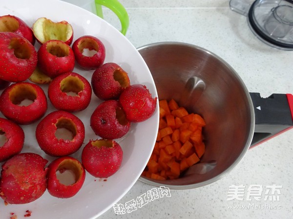 零添加自制山楂果茶