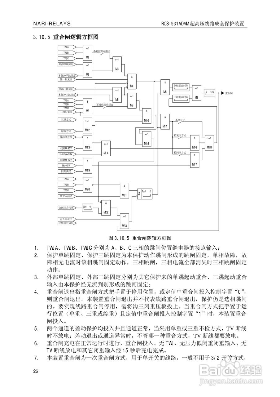 南瑞RCS-931ADMM超高压线路电流差动保护装置使用说明:[3]