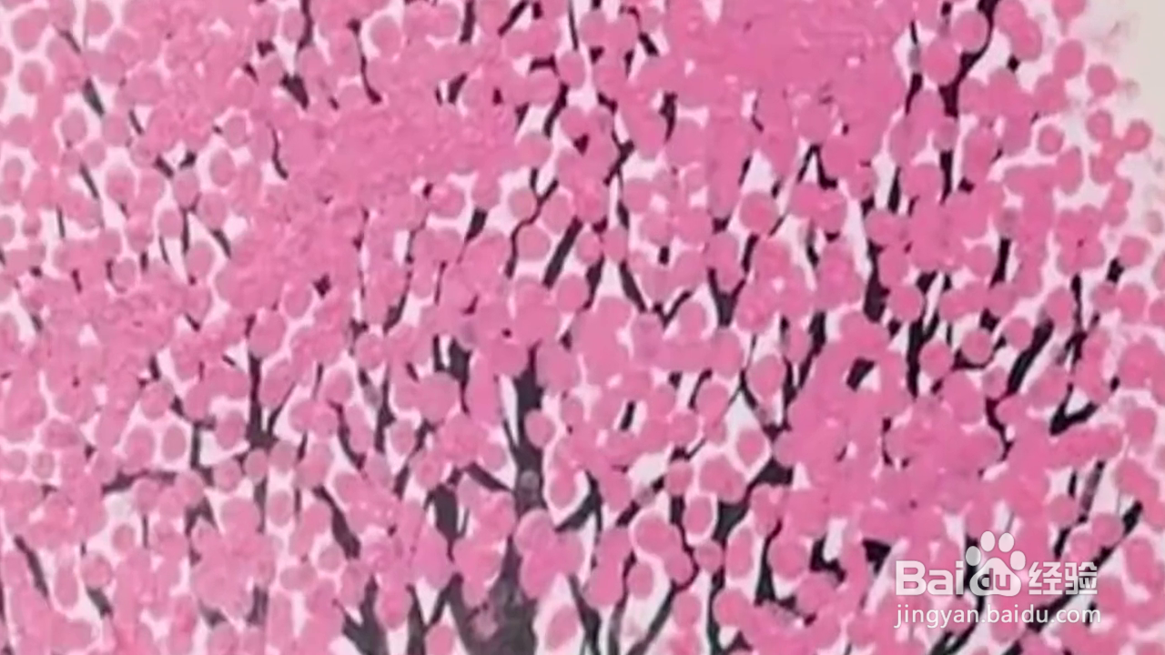 如何使用棉签画出漂亮的画