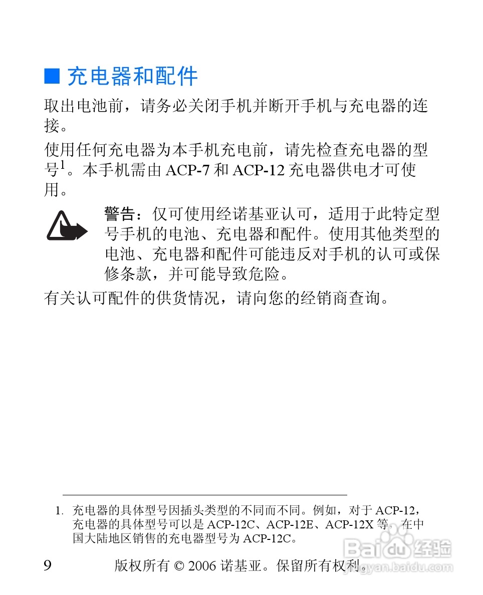 诺基亚1110i手机使用说明书:[1]