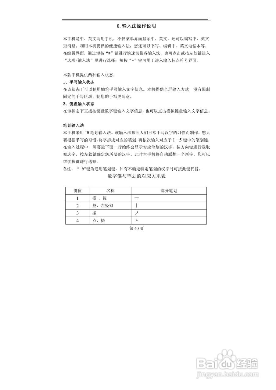 TCL M88手机使用说明书:[4]
