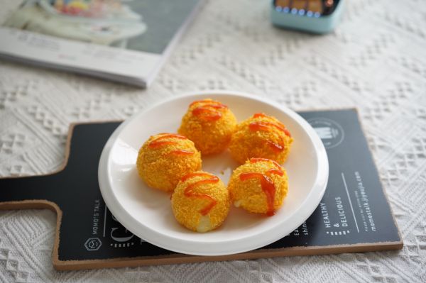 拉丝芝士土豆泥球