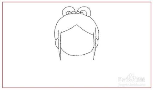 织女可爱简笔画