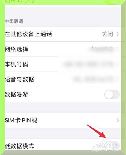 苹果手机怎么开启低数据模式