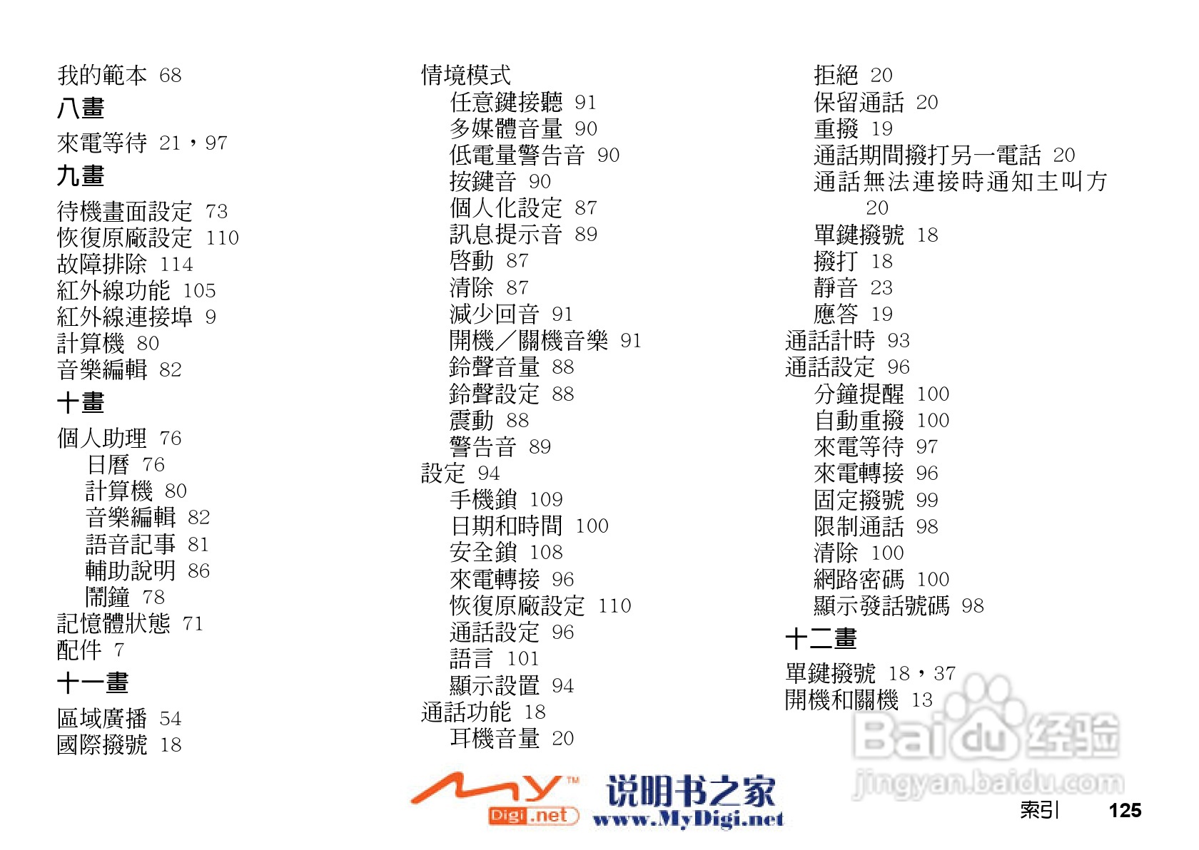 夏普GX-T15手机使用说明书:[13]