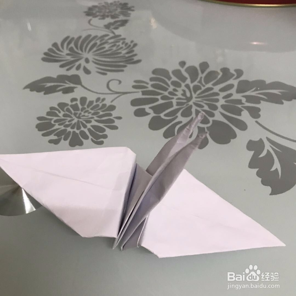 怎样教小孩折千纸鹤