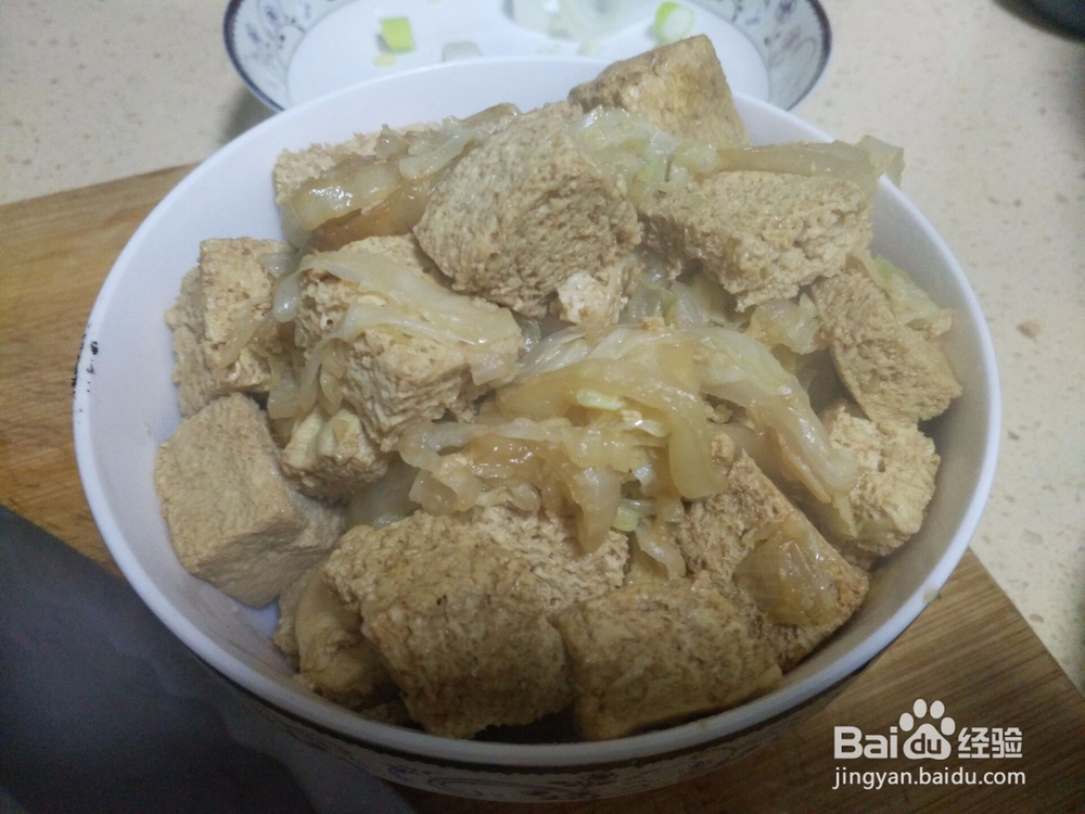 <b>家常菜之冻豆腐炒白菜</b>