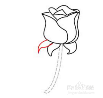 简笔画如何画玫瑰花