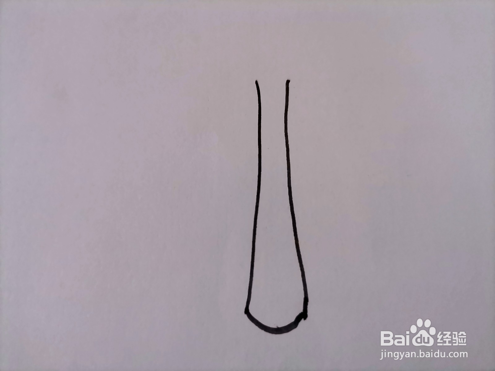 儿童简笔画 一棵椰树