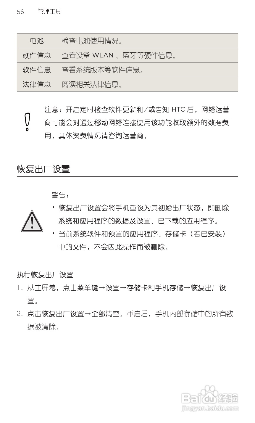 多普达HTC 双擎S Z510d手机说明书:[8]