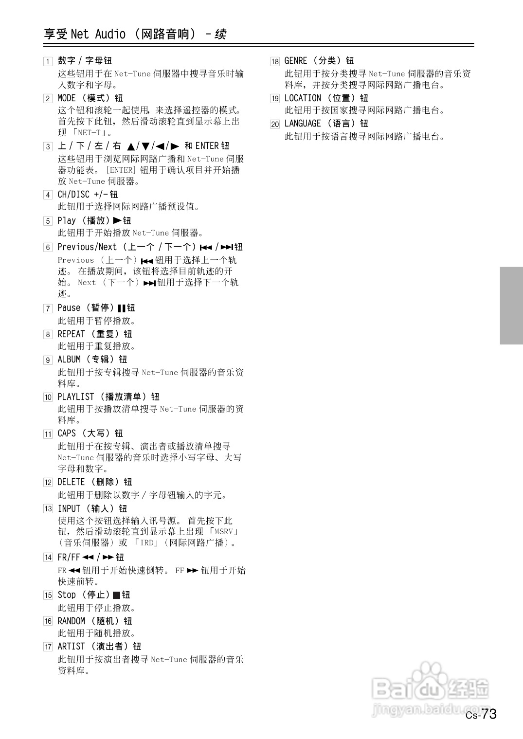安桥AV接收机TX-NR1000型使用说明书:[4]