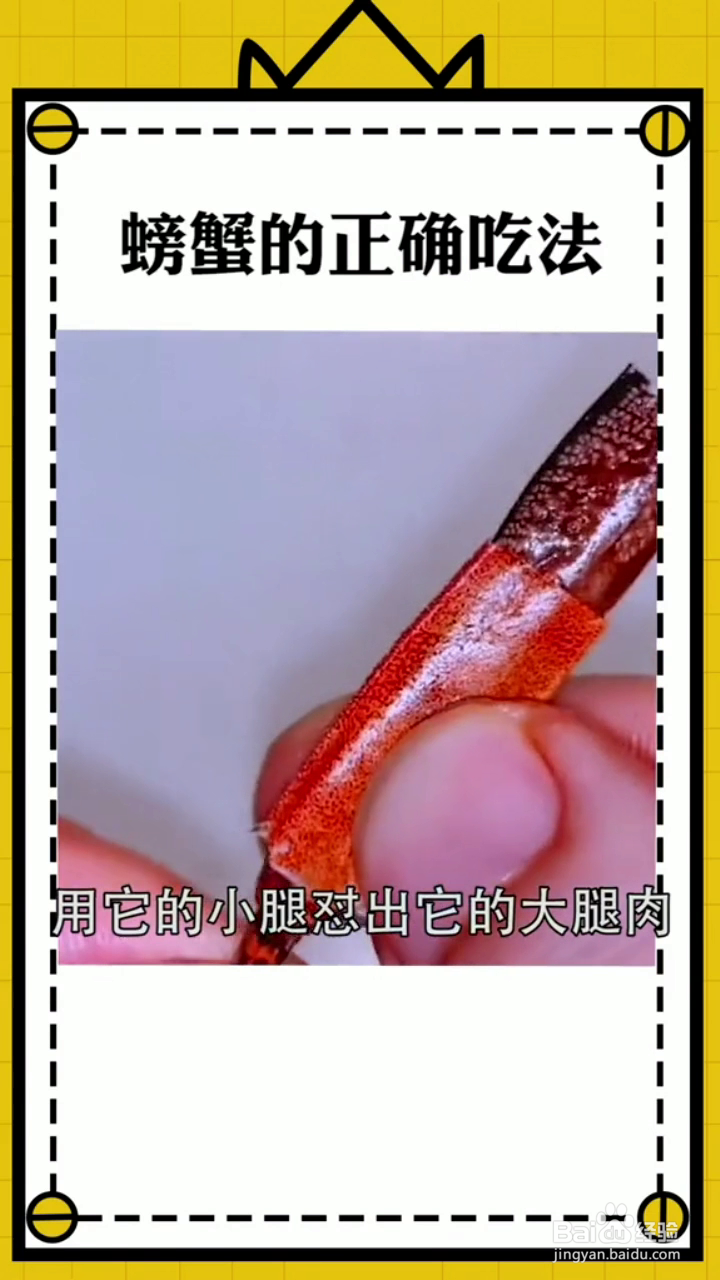 如何掌握螃蟹的正确吃法?