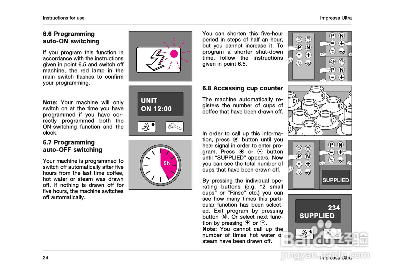 JURA IMPRESSA ULTRA 咖啡机使用手册:[2]