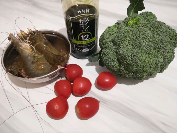 凉拌西兰花虾仁