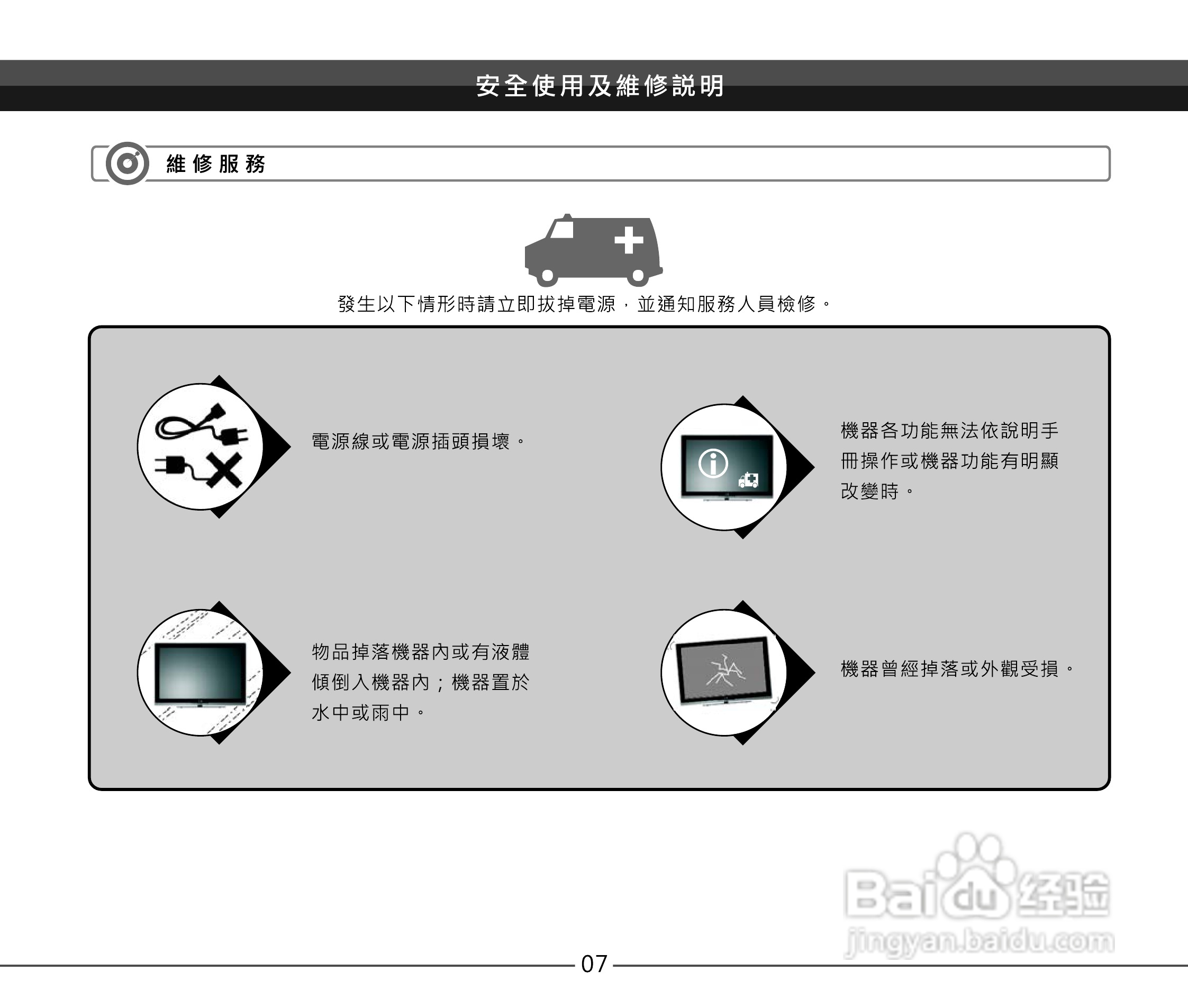 声宝EM-42VT2108D型液晶显示器说明书:[1]
