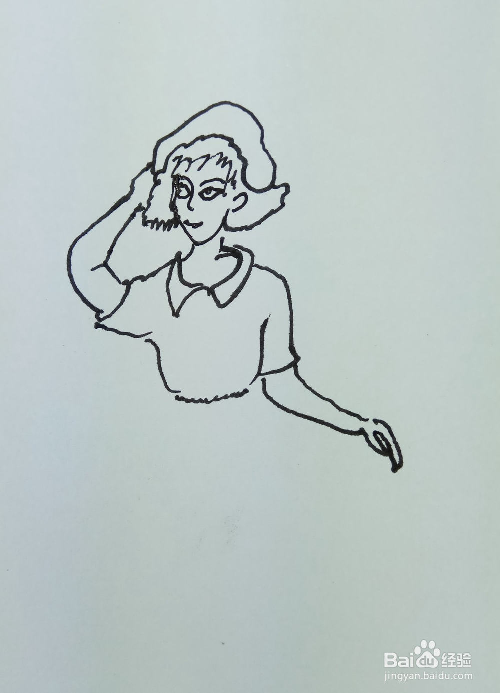 怎样画简笔画在绿丛中行走？