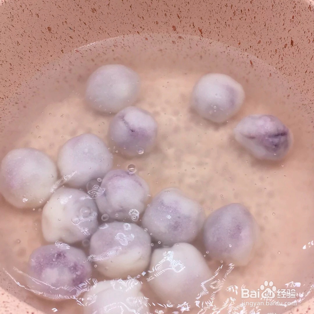 宝宝版紫薯水晶汤圆怎么做?