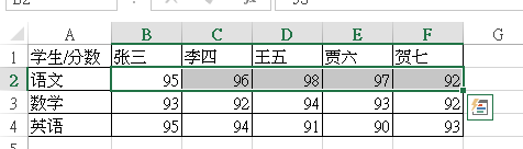 用EXCEL2013版本做迷你图