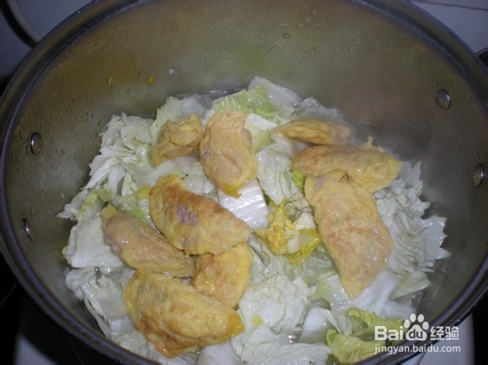 白菜怎么做汤更鲜美——白菜蛋饺汤