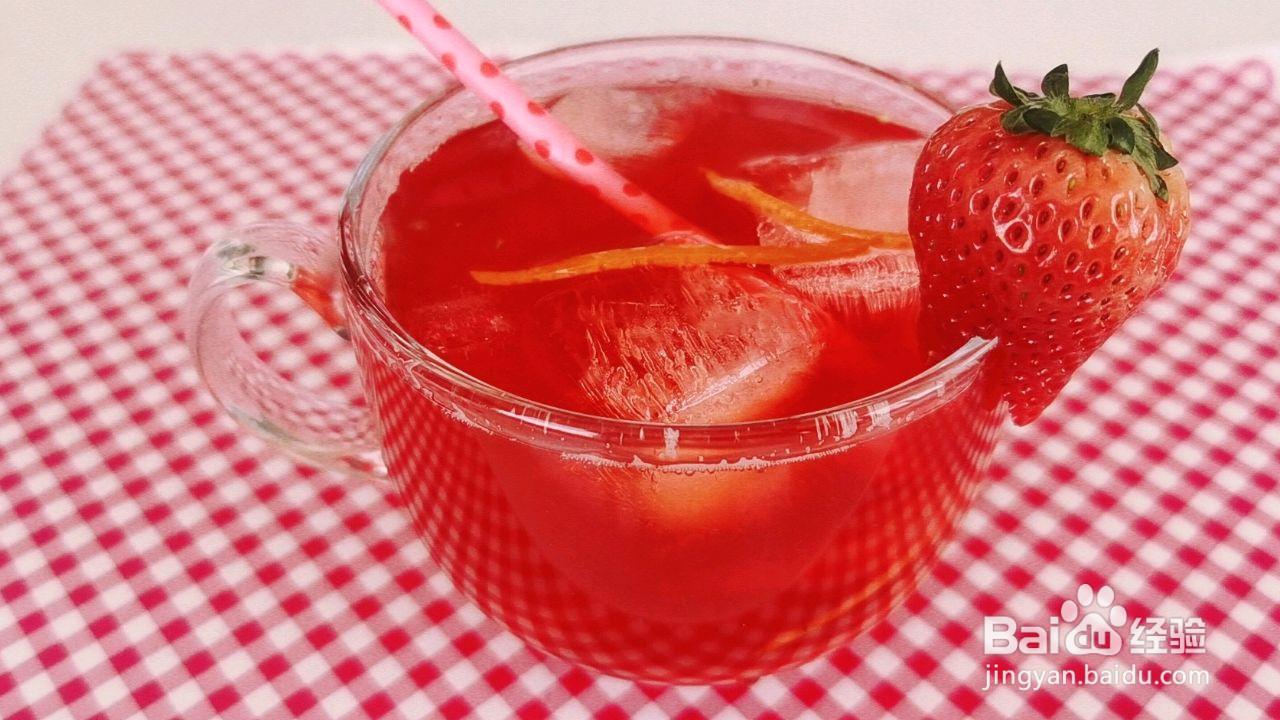 桂花橙莓饮的做法 第9张