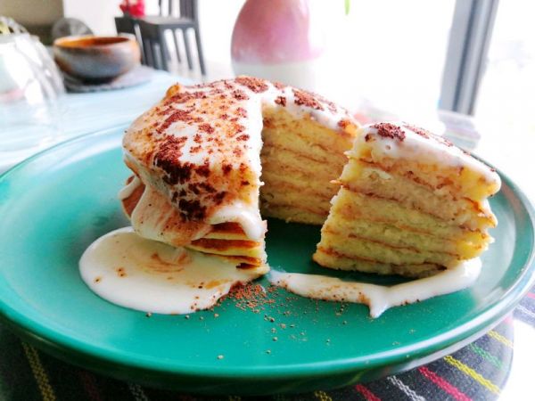 减脂无糖香蕉松饼