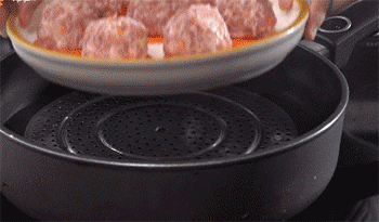 养生家常菜谱:鲜山药蒸肉丸做法