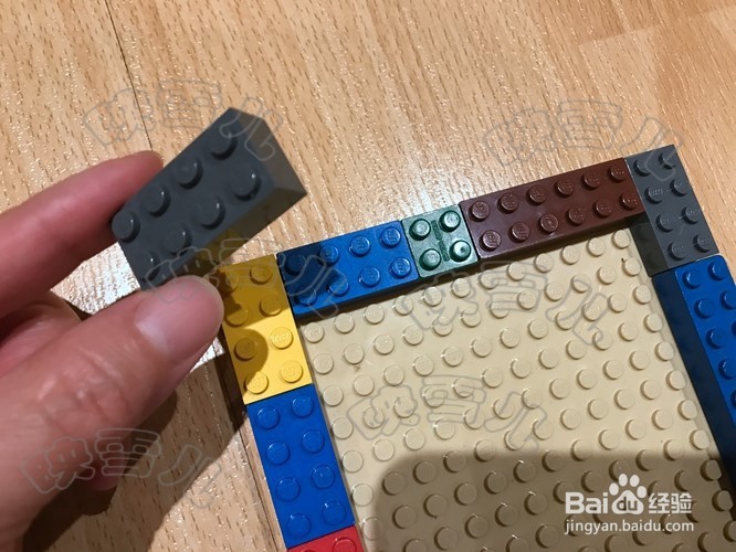 乐高做笔筒收纳盒