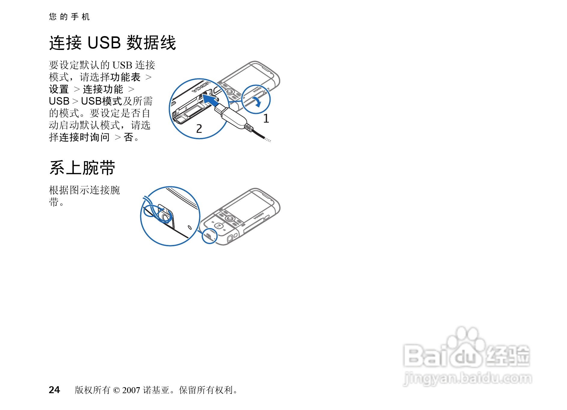 诺基亚Nokia 5700手机使用说明书:[3]