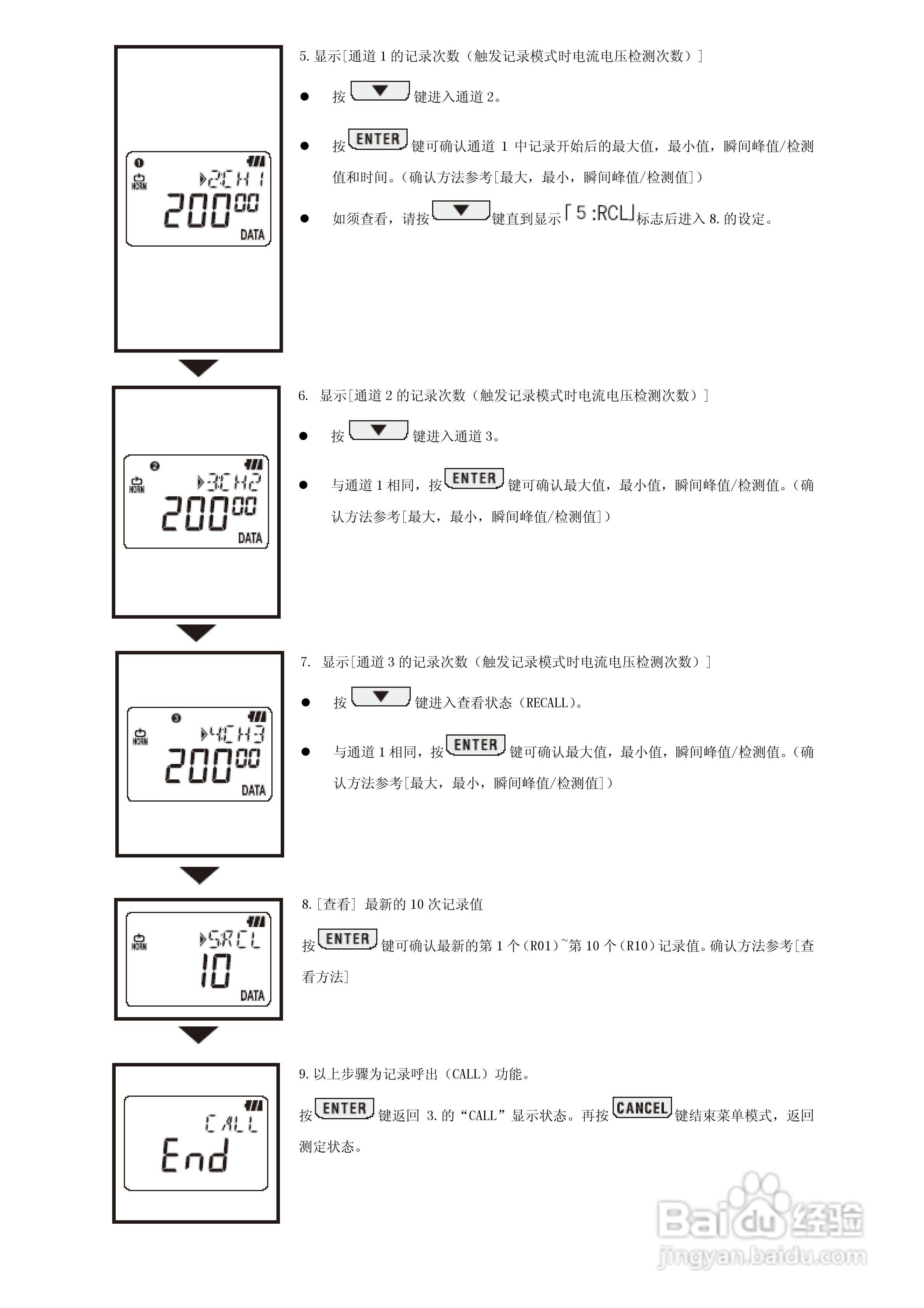 KYORITSU 负荷记录仪KEW5010/5020 使用说明书:[3]