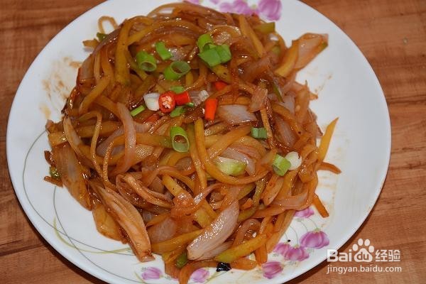 快炒菜——胡萝卜炒洋葱