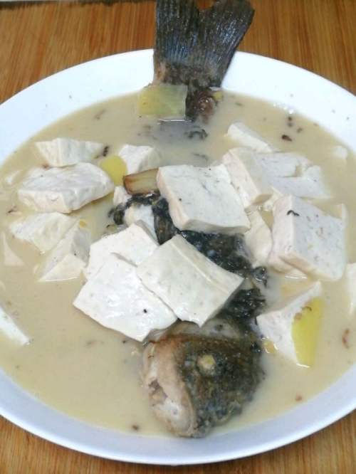 奶白鯽魚豆腐湯