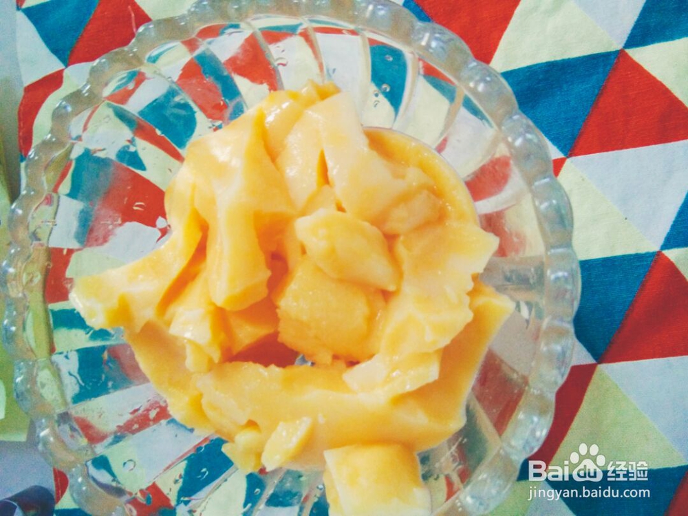 爽脆可口的芒果布丁