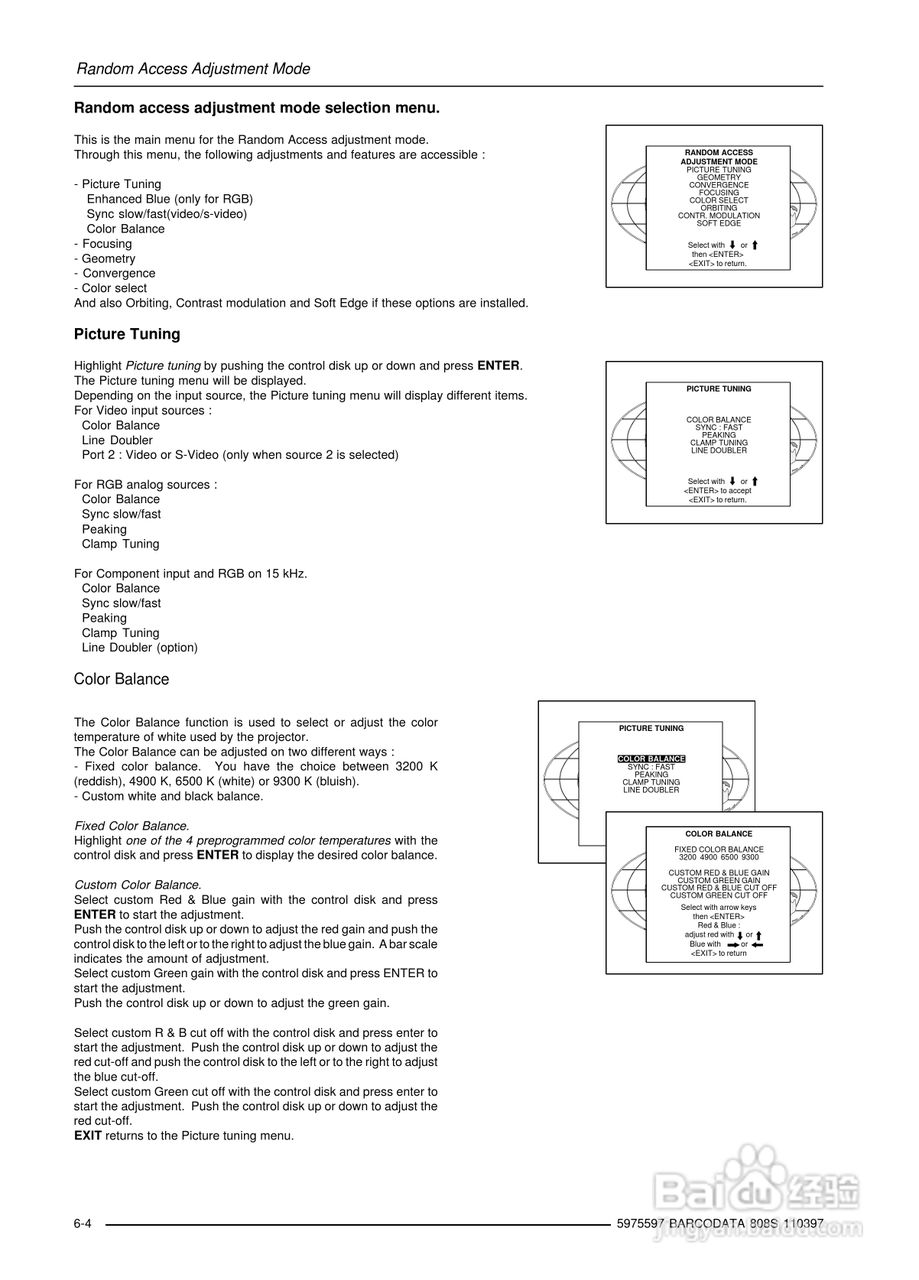 Barco巴可 DATA 808S投影机说明书:[3]
