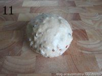 全麦黑糖枣子葡萄包的做法