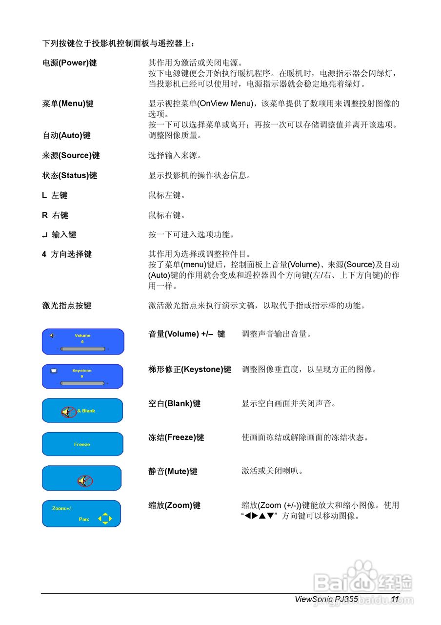 优派PJ355投影机使用说明书:[2]