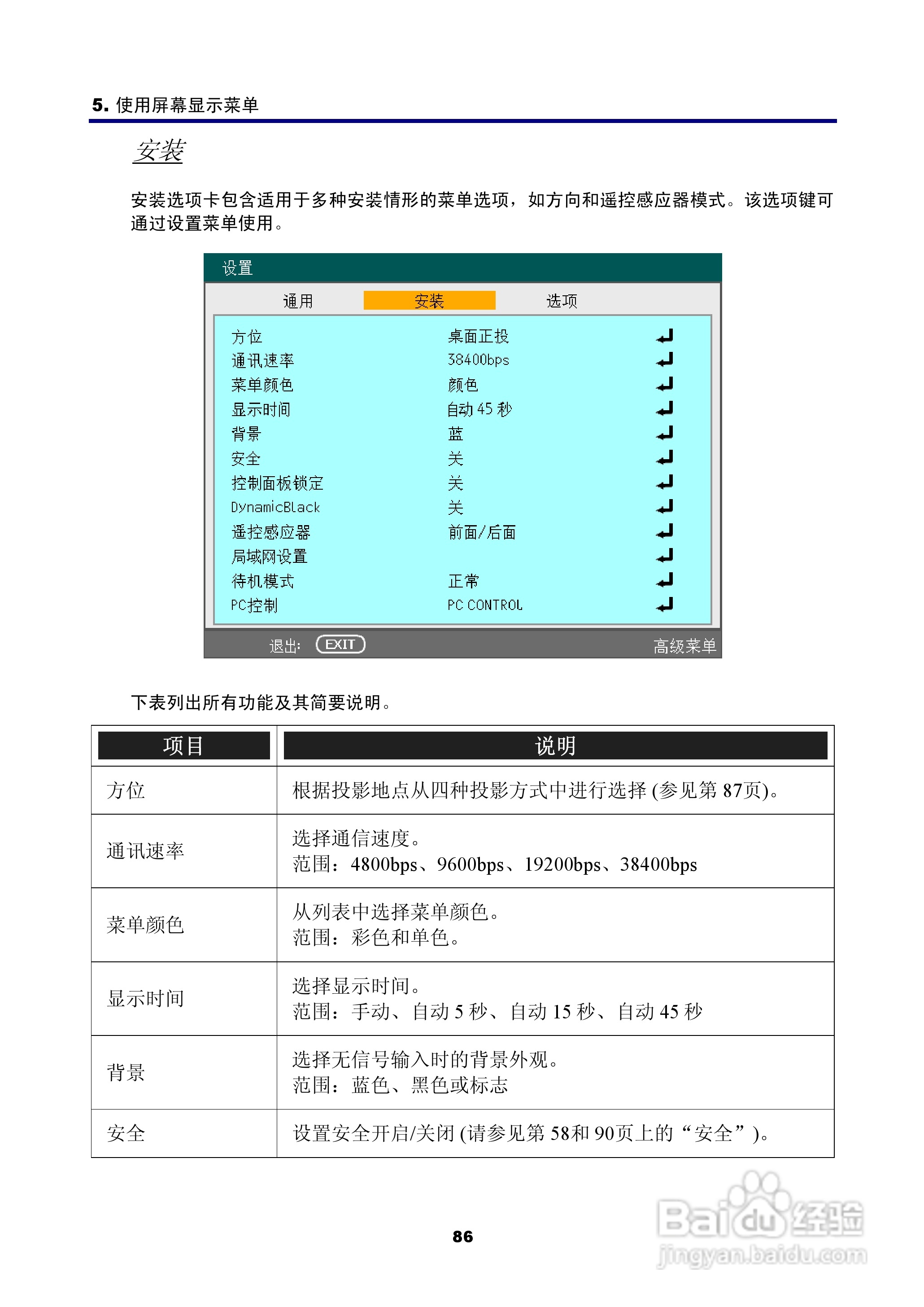 NEC NP4100W+投影机说明书:[10]