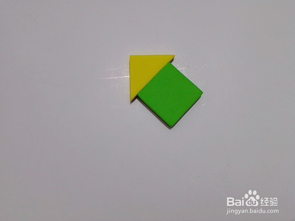 怎么样用七巧板拼一个正在走路的人