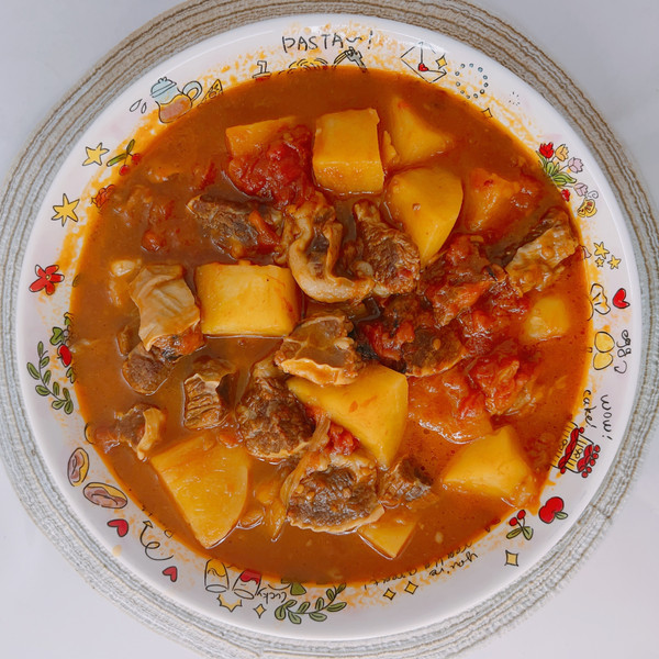 番茄土豆炖牛腩