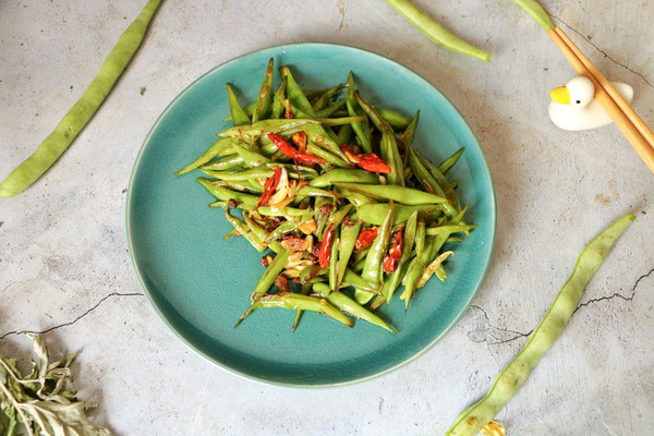 简单美味干煸扁豆角