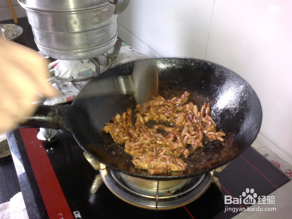 如何煸炒制肉丝