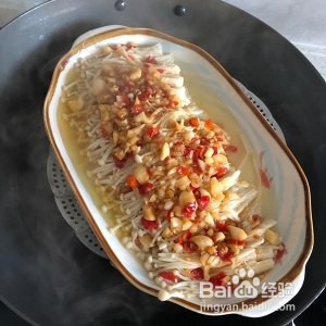 教你怎么做超美味又简单的蒜泥金针菇