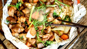 孜然羊肉粒做法