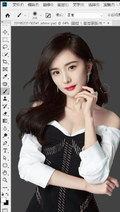 PS如何抠取人物头发