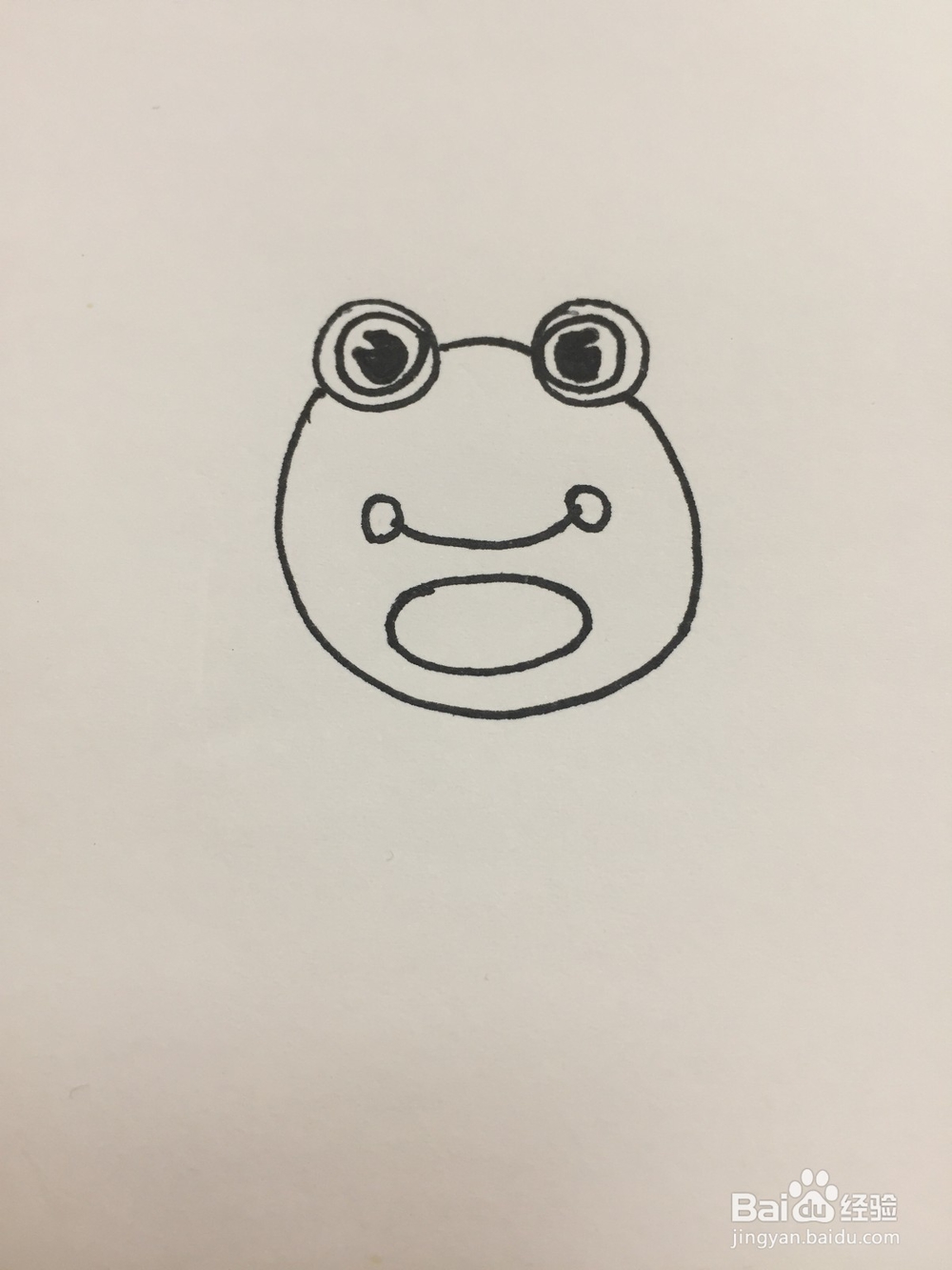 青蛙的画法简单好学