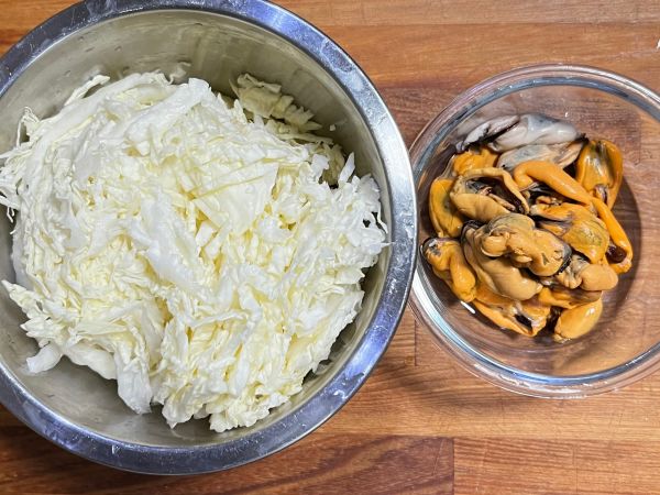 中式风味菜炸贻贝