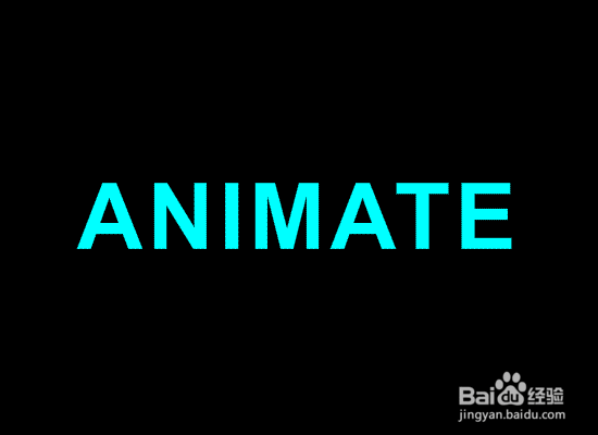 Animate如何制作闪烁的文字动画