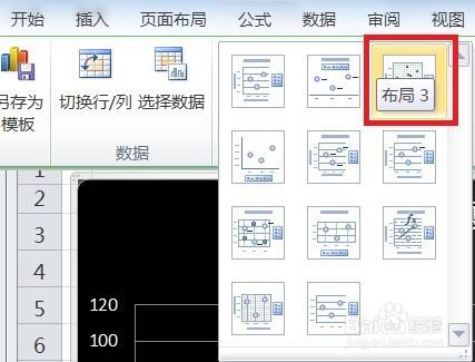 EXCEL怎么让三维气泡图的图表布局显示布局3效果